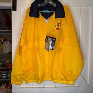 Yellow Windbreaker Jacket